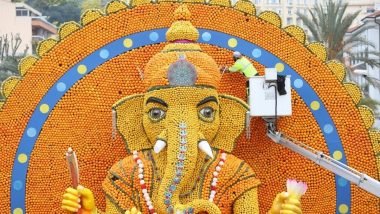Vinayak Chaturthi 2022 Celebrated in Holland, the Capital of Orange? Video of Lemon Festival Held in 2018 in France, Going Viral With Wrong Context