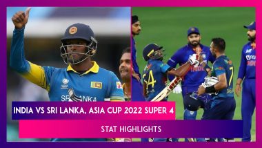 India vs Sri Lanka, Asia Cup 2022 Super 4 Stat Highlights: India on Verge of Elimination