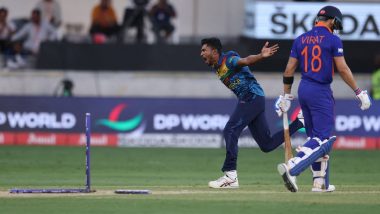 Virat Kohli Dismissal Video: Dilshan Madushanka Clean Bowls India Batsman for a DUCK During IND vs SL Asia Cup 2022 Super 4 Cricket Match