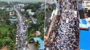 Bharat Jodo Yatra: Rahul Gandhi Begins 19-Day Kerala Leg From Parassala, Huge Crowd Throng Congress&rsquo; Padyatra; Watch Video