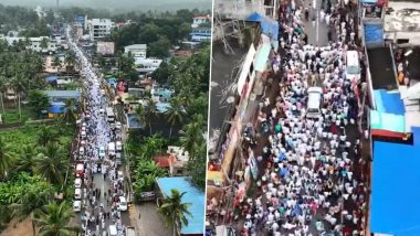 Bharat Jodo Yatra: Rahul Gandhi Begins 19-Day Kerala Leg From Parassala, Huge Crowd Throng Congress’ Padyatra; Watch Video