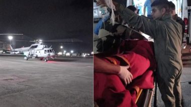 Indian Air Force Carries Out Post Midnight Mission To Evacuate Injured BSF Jawan From Krishnanagar in Nadia