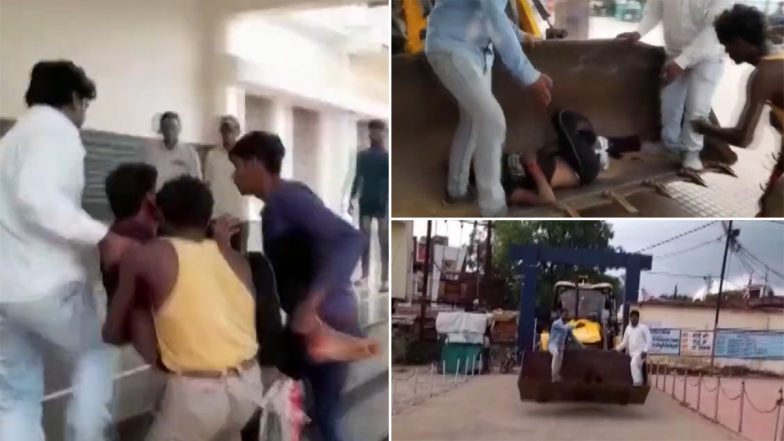 Video: JCB Used to Transport Accident Victim to Hospital After Ambulance Arrives Late in Katni