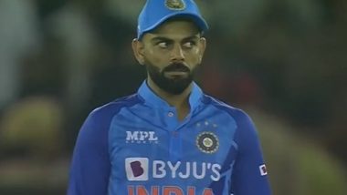 Virat Kohli Reaction Is New Meme Template: Photos and Videos of Kohli's Funny Facial Expression From IND vs AUS 1st T20I 2022 Match Go Viral