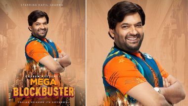 Kapil Sharma Announces New Project 'Mega Blockbuster'; Film's Trailer to Unveil on September 4 (View Poster)