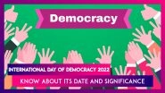 International Day of Democracy 2022: Know About Its Date and Significance