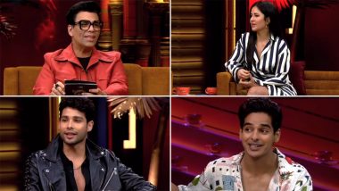 Koffee With Karan 7: Katrina Kaif, Ishaan Khatter and Siddhant Chaturvedi Are 'Absolute Chaos' in New Promo of the Talk Show (Watch Video)