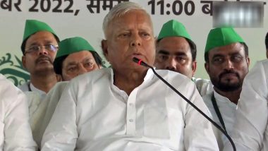 Lok Sabha Elections 2024: 'We Will Throw BJP Govt Out of Power,’ Says RJD Chief Lalu Prasad Yadav