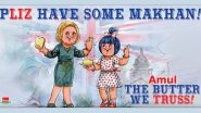 Liz Truss Becomes New UK Prime Minister: Amul Congratulates Conservative Party Leader With Creative Topical