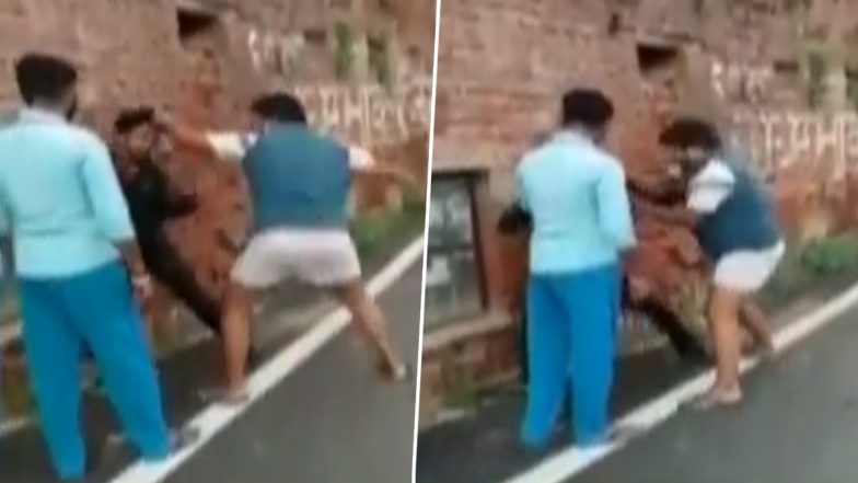 Video: Electricity Department Employee Assaulted by Consumer in Madhya Pradesh’s Gwalior