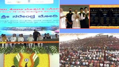 PM Narendra Modi Inaugurates and Lays Foundation Stone of Various Projects Worth Rs 3,800 Crores in Mangaluru