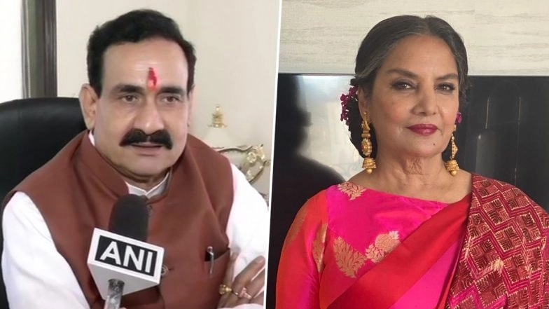 MP Home Minister Calls Shabana Azmi Agent of Tukde-Tukde Gang