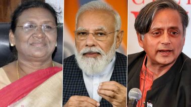 Narendra Modi Birthday Wishes: President Droupadi Murmu, Amit Shah, Shashi Tharoor, and Others Extend Greetings to Prime Minister As He Turns 72 (Read Tweets)