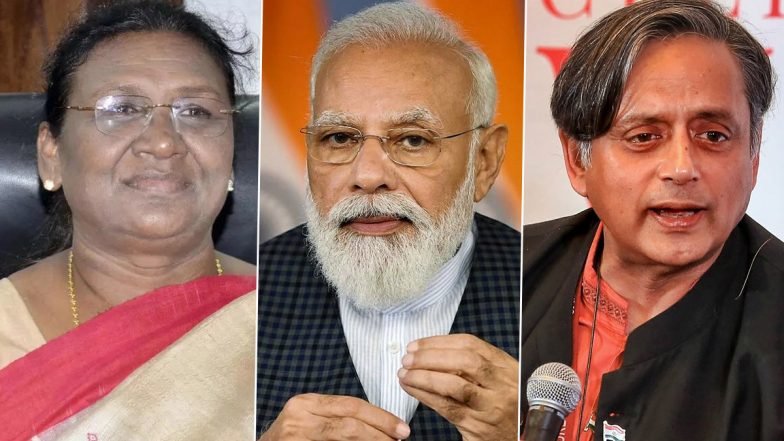 Narendra Modi Birthday Wishes: President Droupadi Murmu, Amit Shah, Shashi Tharoor, and Others Extend Greetings to Prime Minister As He Turns 72 (Read Tweets)