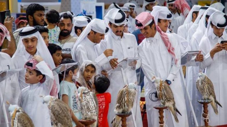 Mongolian Falcon Used for Hunting Sold for About Rs 1.95 Crore in Doha - Vimarsana News