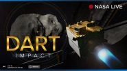 NASA-Built Spacecraft DART To Intentionally Crash Into Asteroid Tonight: From Time of Collision To Live Streaming Details, Know Everything About the First Earth Defence Test