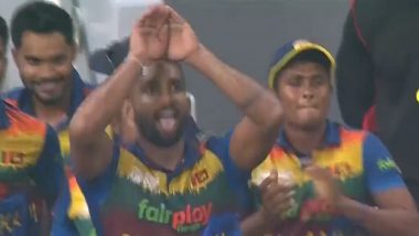 Sri Lanka Players Troll Bangladesh Team by Doing Nagin Dance Celebration After Qualifying for Asia Cup 2022 Super 4 Round (Watch Video)