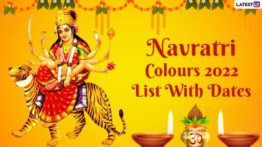 Navratri Colours 2022 List With Dates: Colours To Wear on 9 Days of September-October Navratri and Take Blessings of Maa Durga in Traditional Style