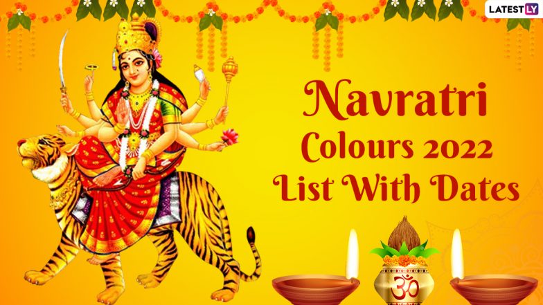 Navratri Colours 2022 List With Dates Colours To Wear On 9 Days Of September October Navratri 5311