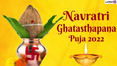 Ghatasthapana Puja 2022 Date, Time & Vidhi for Sharad Navratri: Know About Kalash Sthapana Puja Shubh Muhurat and Rituals To Mark the Beginning of Nine-Day Navaratri Festivities