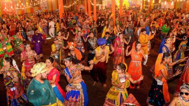 Navratri Festival 2022: Maharashtra Government Permits Use of Loudspeakers Till Midnight in Mumbai on October 1