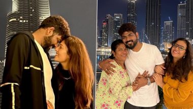Nayanthara Surprises Vignesh Shivan on His Birthday by Hosting a Party Below Burj Khalifa in Dubai (View Pics and Video)