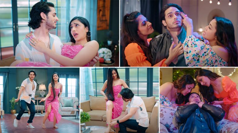 O Sajna Song: Neha Kakkar Recreates Falguni Pathak's Iconic Song Featuring Priyank Sharma and Dhanashree Verma (Watch Video)