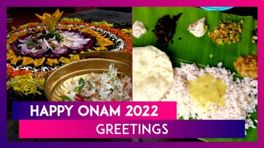 Happy Onam 2022 Greetings, Thiruvonam Images & Wishes for the Auspicious Harvest Festival in Kerala