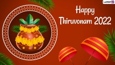 Happy Onam 2022 Wishes & Thiruvonam Messages: WhatsApp Stickers, GIF Images, HD Wallpapers and SMS To Share on This Festive Occasion