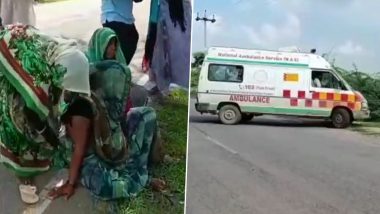 UP Shocker: Ambulance Driver Leaves Pregnant Woman on Road in Hamirpur After Family Fails To Pay Rs 1,000 (Watch Video)