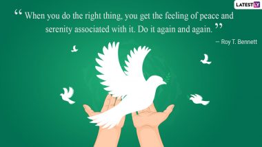 International Day of Peace 2022 Images and HD Wallpapers for Free Download Online: Positive Quotes, Messages, Wishes and Sayings To Mark World Peace Day
