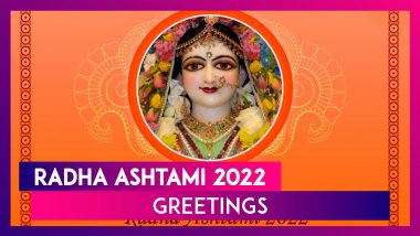 Radha Ashtami 2022 Greetings: Send Wishes, Messages, Images, Pics & Quotes on Radha Jayanti Festival