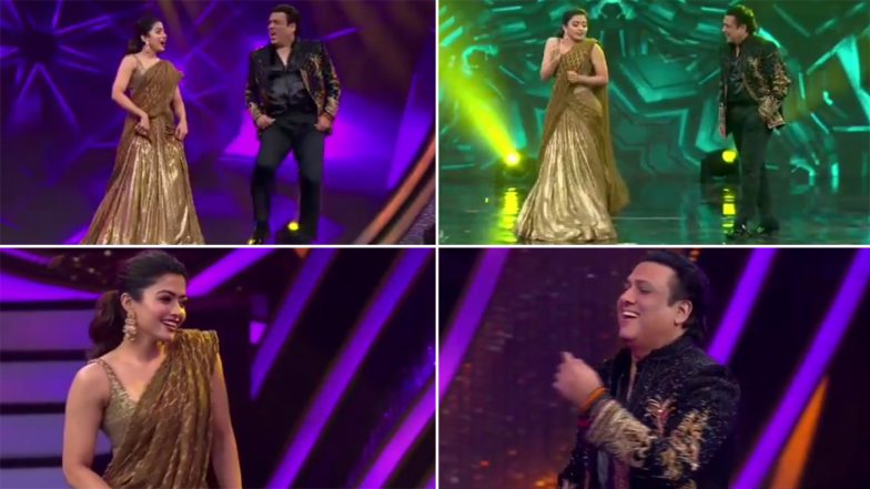 Rashmika Mandanna Teaches 'Saami Saami' Hook Step to Govinda on Finale of DID Super Moms (Watch Video)