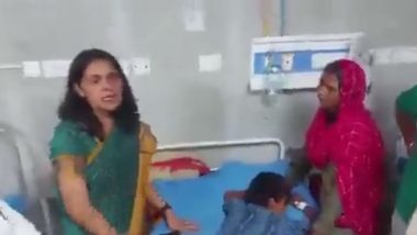 Video: IAS Roshan Jacob Breaks Into Tears While Meeting Mother Whose Kid Got Injured in Wall Collapse Incident