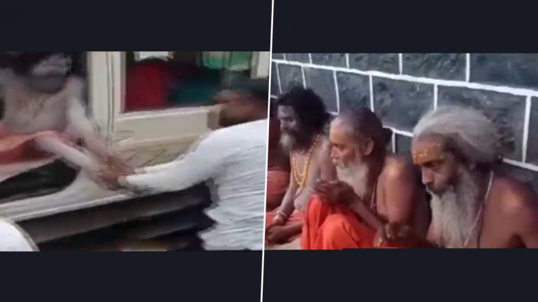 Sangli: Video of 4 Sadhus Being Attacked by Villagers Over Child-Lifter Rumours Goes Viral; Police Verifying Facts