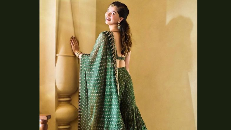 Sara Tendulkar Is an Ethnic Beauty in Green Sharara Set; View Pic of the Stunner Exuding Ultimate Fashion Goals for Festive Season