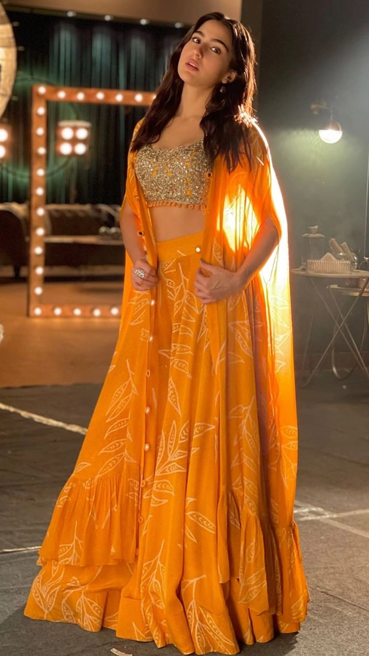 Navratri 2022 Day 7 Orange Outfit Ideas From B-Town Actresses in Gorgeous Ethnic Wear