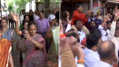 Video: Shiv Sena Workers Celebrate After Bombay High Court Grants Permission to Uddhav Thackeray-Led Faction To Hold Dasara Melava at Shivaji Park