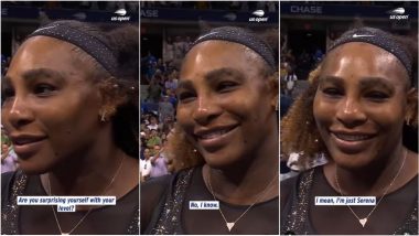 Badass Serena Williams Has The Sassiest Reply to Interviewer’s Unintelligent Question Post-Match Win at US Open 2022, (Watch Video)