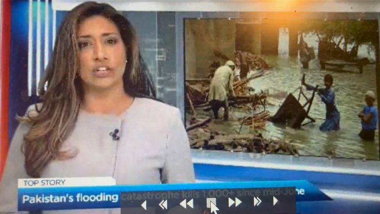 Newscaster Farah Nasser swallows the sky during live Pakistani flooding, sharing video to make everyone laugh