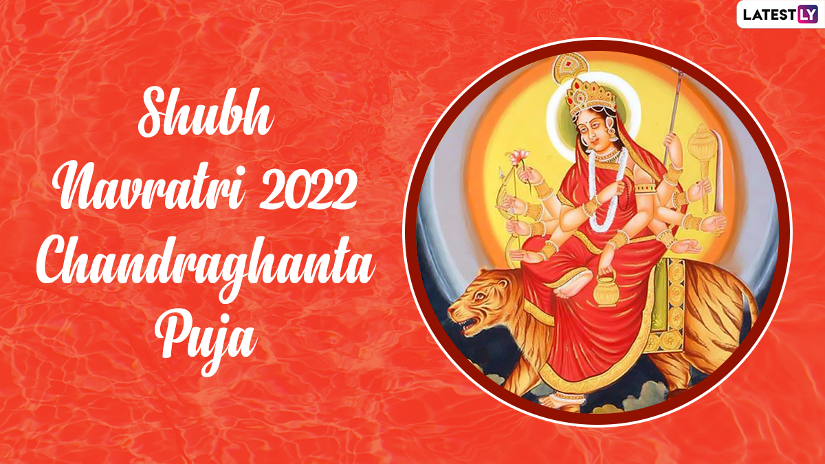 Maa Chandraghanta Puja Images & Navratri 2022 HD Wallpapers For ...