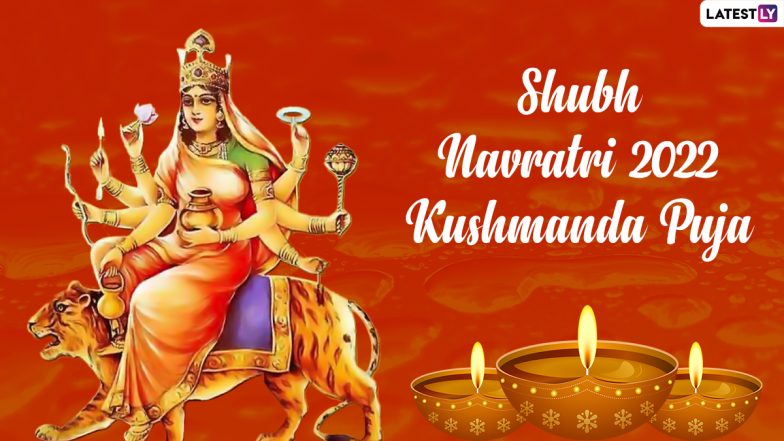 Navratri 2022 Greetings for Kushmanda Puja: WhatsApp Messages, SMS, Kushmanda Devi Images and HD Wallpapers To Send on Day 4 of Sharad Navratri