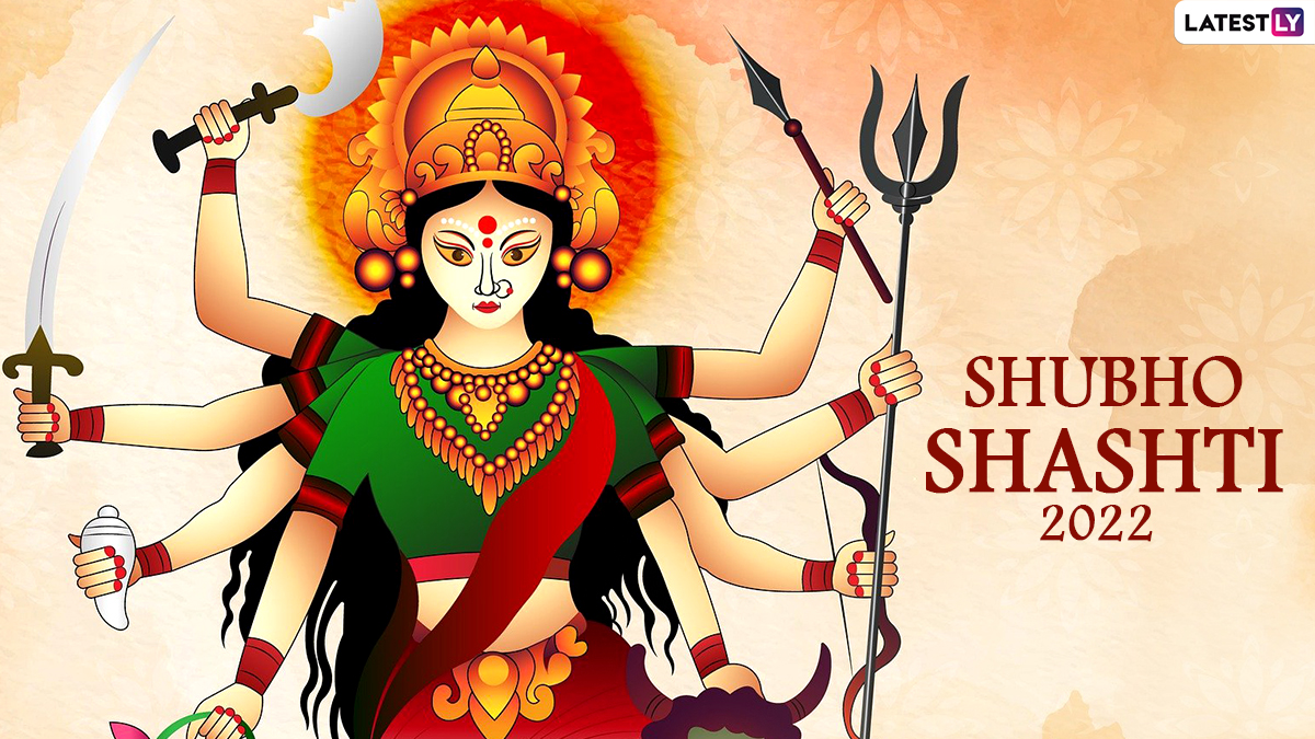 Festivals & Events News Maha Sashti 2022 Wishes, Durga Puja Messages