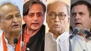 Congress President Elections 2022: From Ashok Gehlot to Shashi Tharoor, Here&rsquo;s a List of Leaders Who Are Likely To Contest