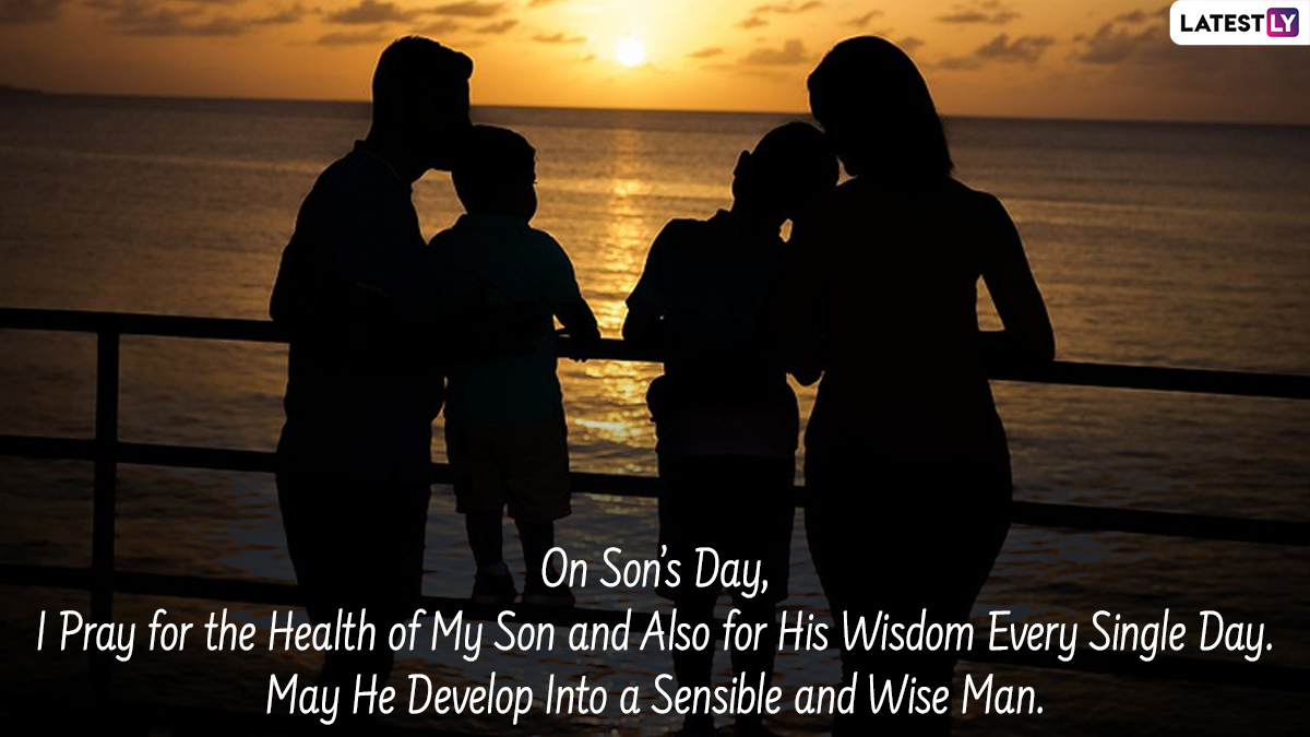 Happy Sons Day 2022 Images & Greetings Observe National Sons Day With