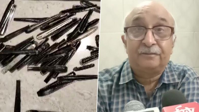 Uttar Pradesh Shocker: Doctor Removes 62 Spoons From Man’s Stomach in Muzaffarnagar (See Pics)