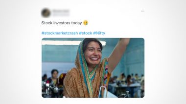 #stockmarketcrash Funny Memes and Jokes Go Viral on Twitter After Sensex Tumbles 1000 Points, Nifty Ends 300 Points Lower, Check Hilarious Reactions