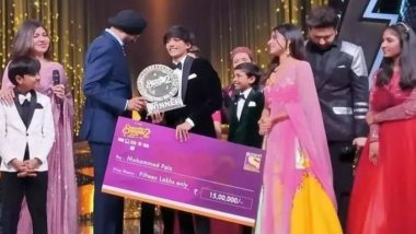 Superstar Singer 2 Winner Is Mohammad Faiz? Picture of the Artist With Prize Money Goes Viral!