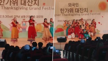 Watch: South Korean Girls and Boys Dance to 'Nagada Sang Dhol’ and ‘Tattad Tattad' in Viral Video; Their Energetic Performance is Too Good to Miss 