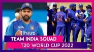 India's Squad for ICC Men&rsquo;s T20 World Cup 2022 Announced